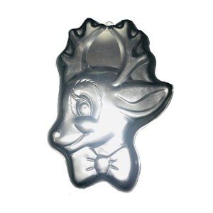 WILTON Vintage Large Reindeer Cake Pan # 2105-1224 from 1988 16" L x 11" W